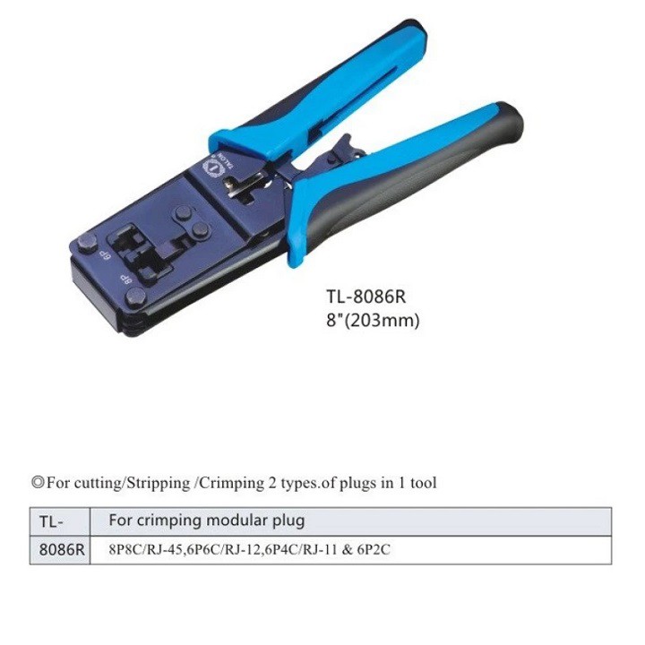 Kìm mạng Talon TL-8086R chính hãng - Kìm mạng đa năng