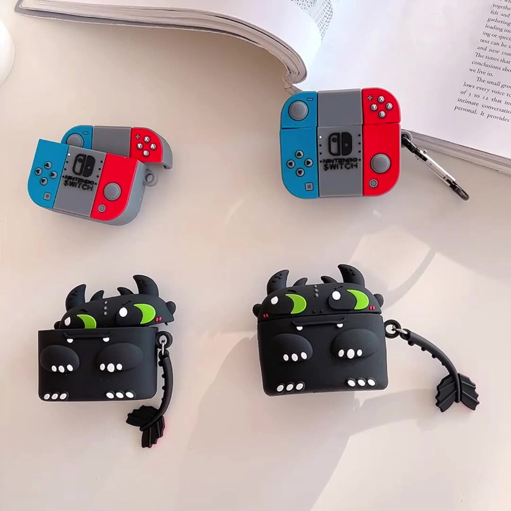 Vỏ bảo vệ hộp tai nghe Case airpods 3 không dây mẫu mới siêu dễ thương - chất liệu silicone mềm dẻo
