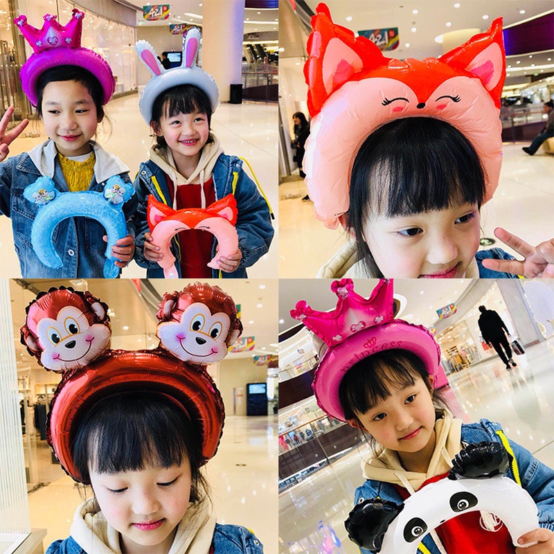 1 Băng Đô Cài Tóc Hình Gấu / Thỏ Dễ Thương Trang Trí Tiệc Sinh Nhật / Tiệc Tùng Cho Bé