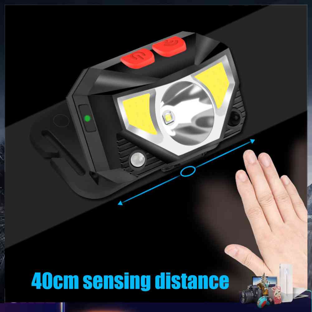 Đèn Pin Đội Đầu Siêu Sáng 1000mAh XPG + COB