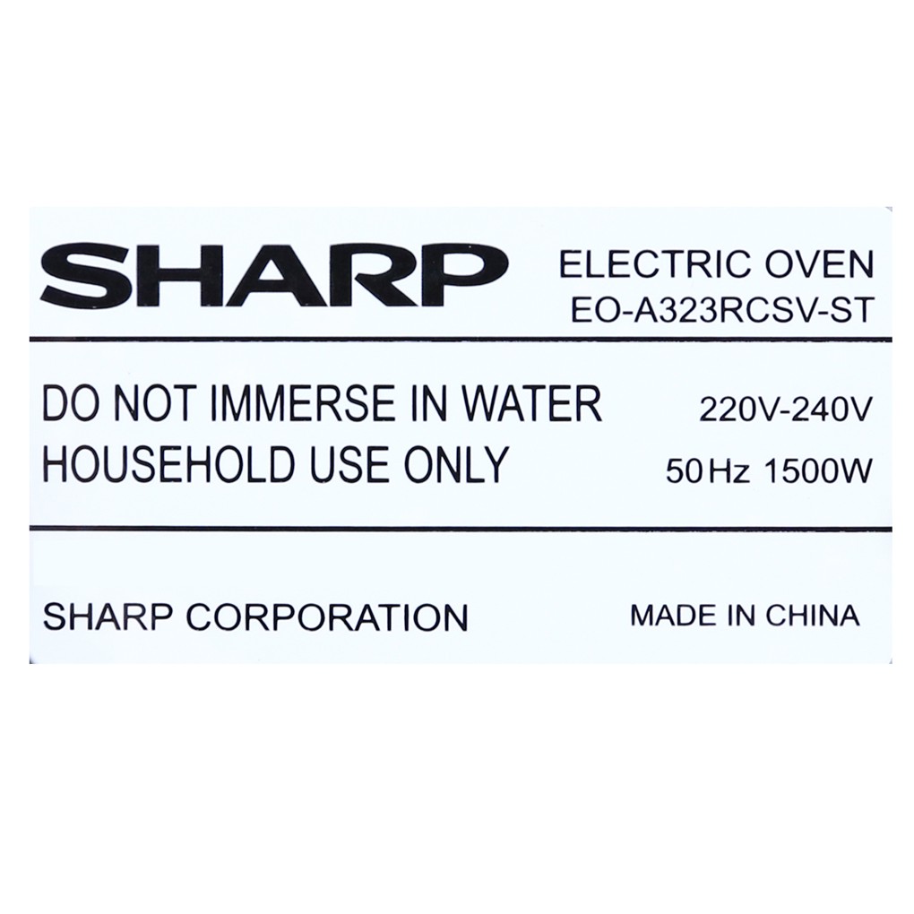 Lò nướng Sharp EO-A323RCSV-ST 32 lít