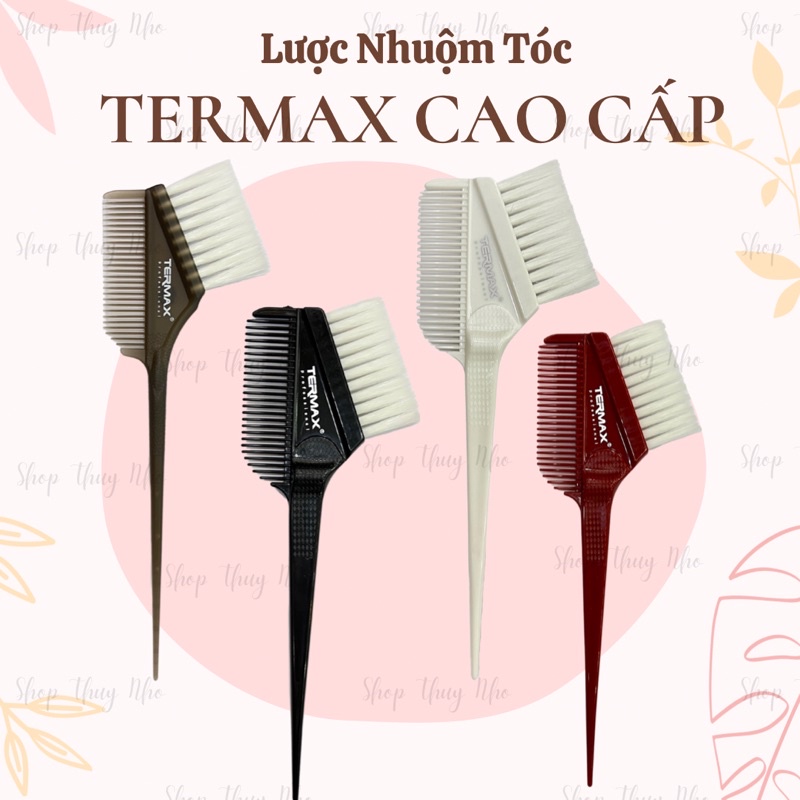 [GIAO NGẪU NHIÊN MÀU] Lược nhuộm tóc Termax 2 đầu cao cấp dụng cụ chuyên làm tóc chuyên nghiệp