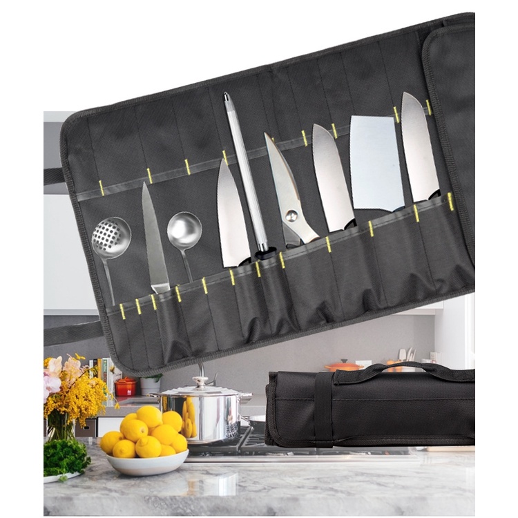 Túi Đựng Dao Bằng Vải Oxford Tiện Dụng Cho Đầu Bếp