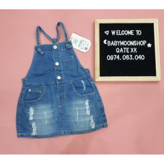 Yếm váy jean bé gái Zara dư xịn