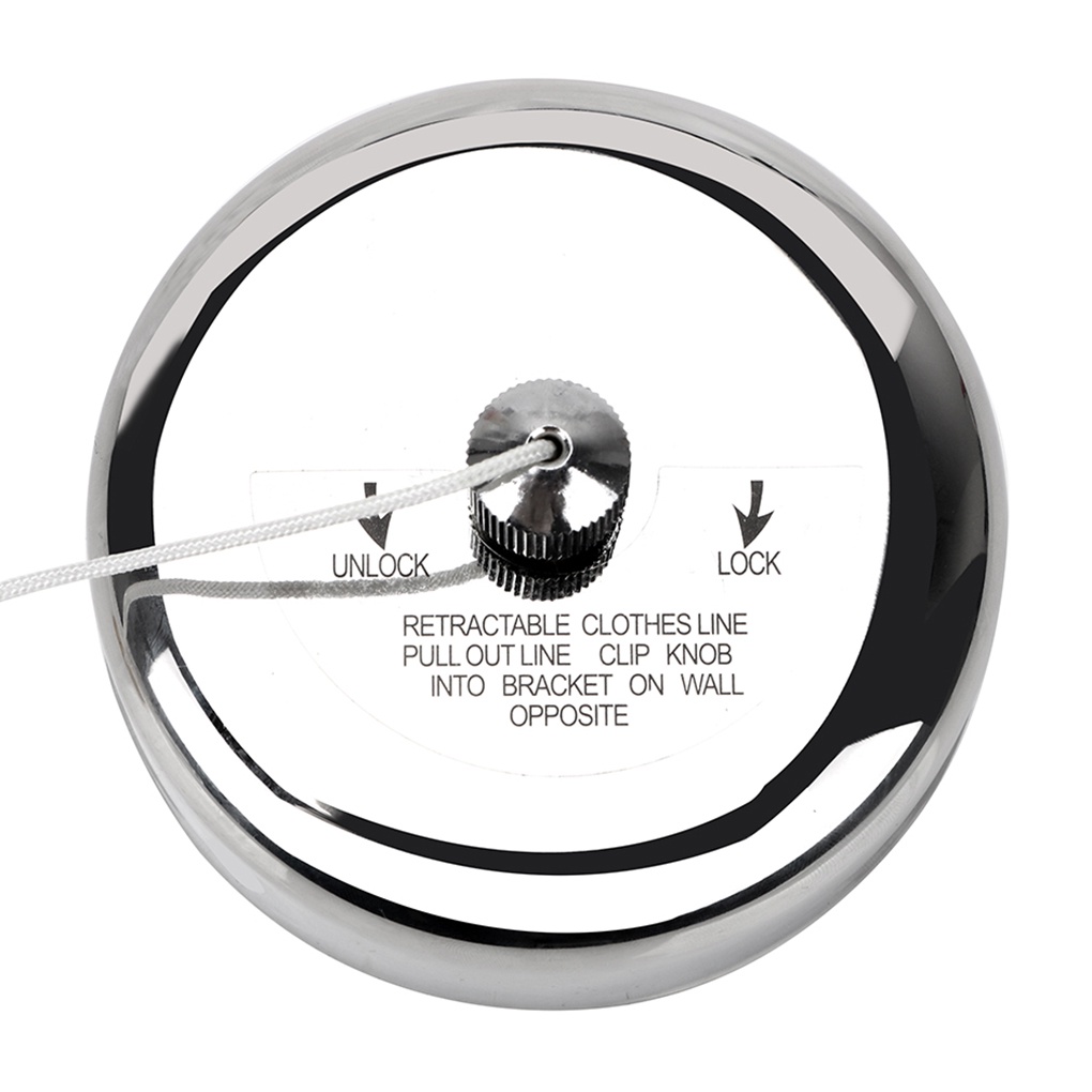 Dây phơi quần áo gắn tường bằng thép không gỉ có thể thu gọn tiện lợi