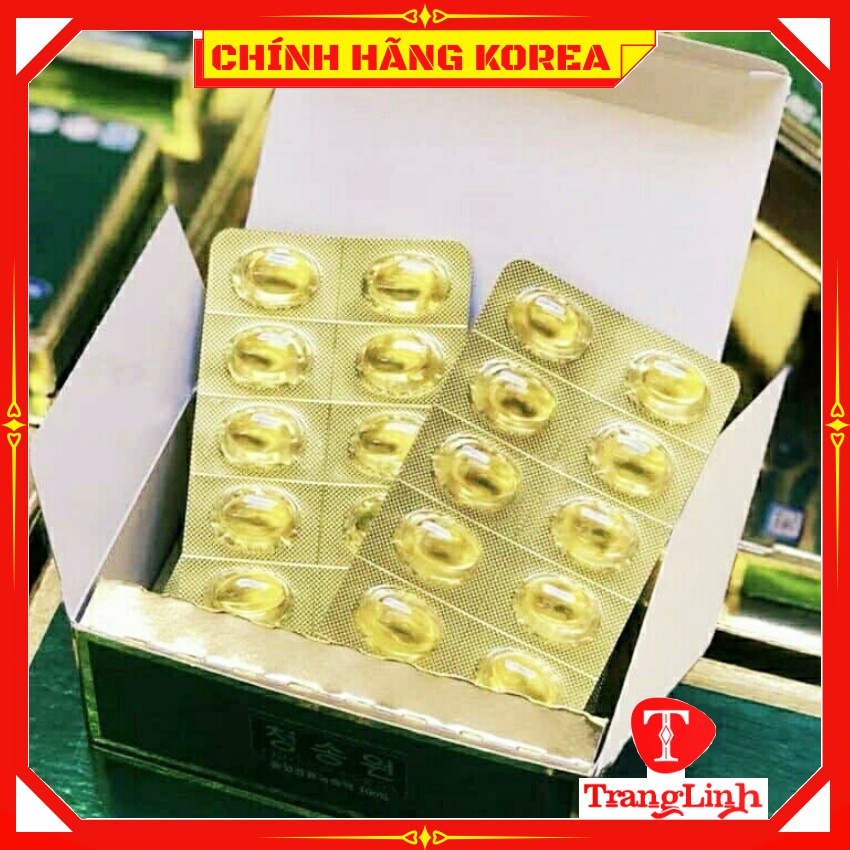 Tinh dầu thông đỏ hàn quốc Cheongsongwon cao cấp, hộp xanh 180 viên - tranglinhkorea