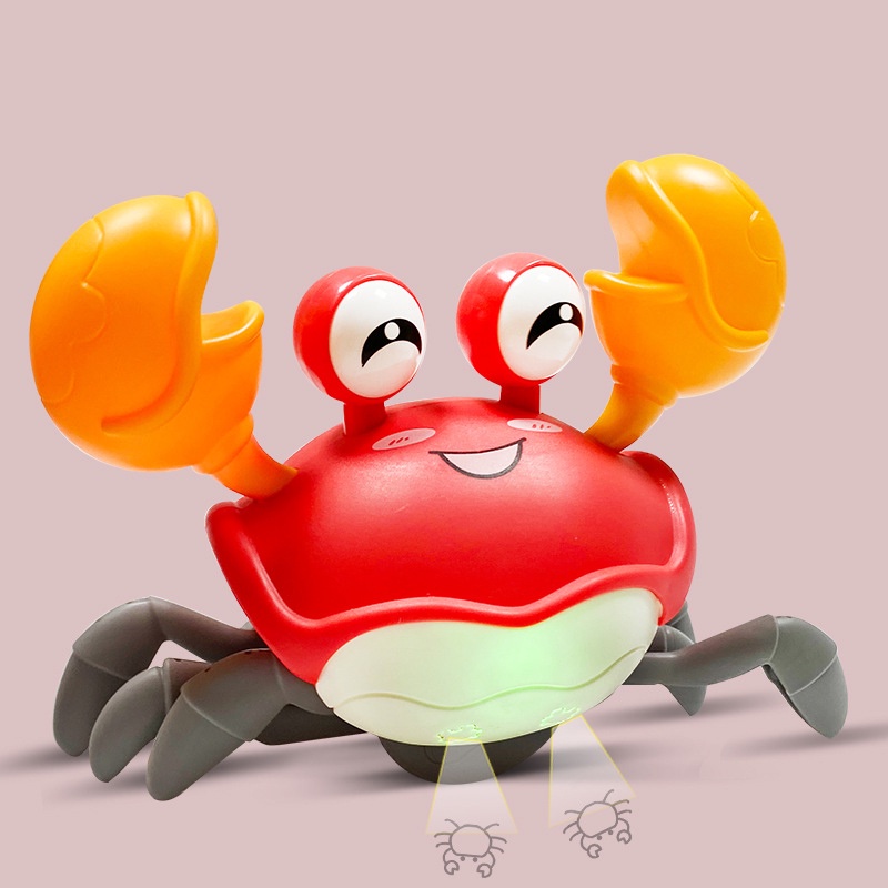 Đồ chơi con cua cảm âm cực thú zị cho bé mới nhất 2022 (tặng kèm pin)