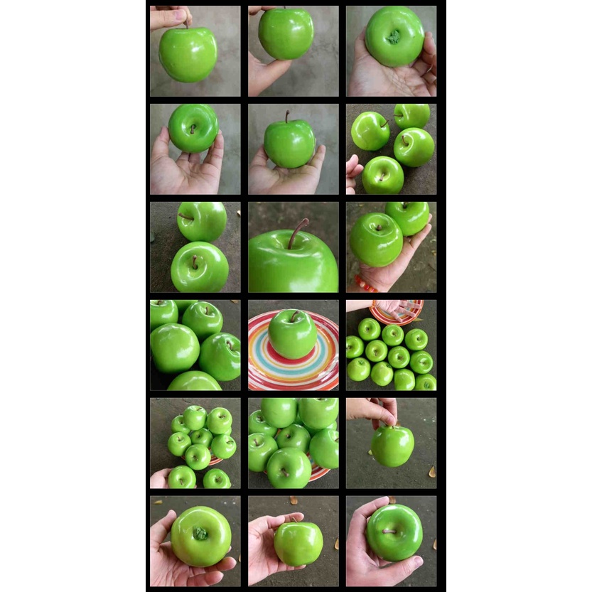 1 Trái táo giả - trái cây giả - Hương Flower