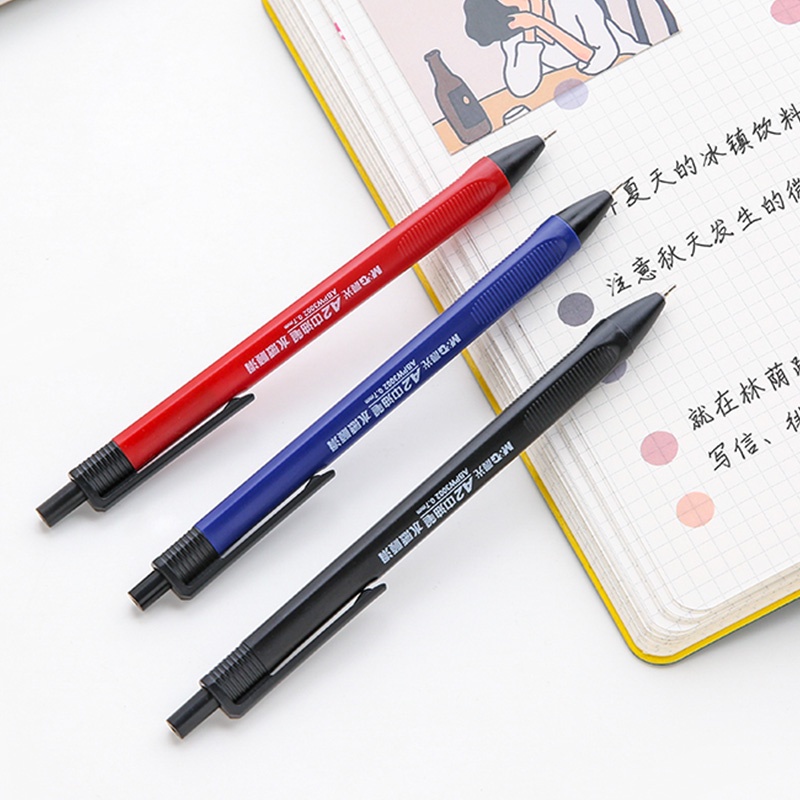 Bút bi M & G W3002 0.7mm Thiết Kế Sáng Tạo Có Thể Thu Vào Nhanh Khô Cho Học Sinh ANKICO