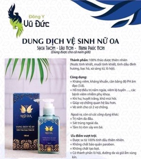 Dung dịch vệ sinh Nữ Oa
