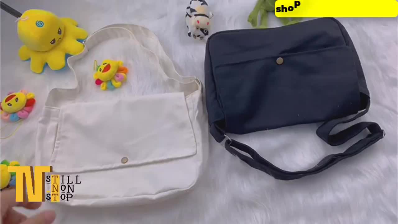 Túi tote giá rẻ vải canvas đeo chéo đi hoc unisex phong cách ulzzang XUONGMAITNT D32 | BigBuy360 - bigbuy360.vn