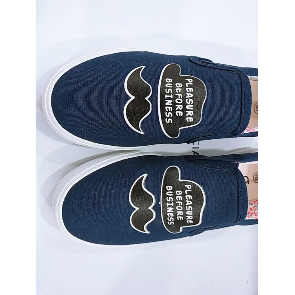 Giày slip on nữ râu cá tính - GTTG24 -  Giày mọi | BigBuy360 - bigbuy360.vn