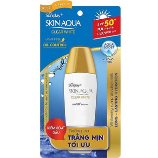 Trùng thay Sữa chống nắng dưỡng trắng Sunplay Skin Aqua Clear White SPF 50,