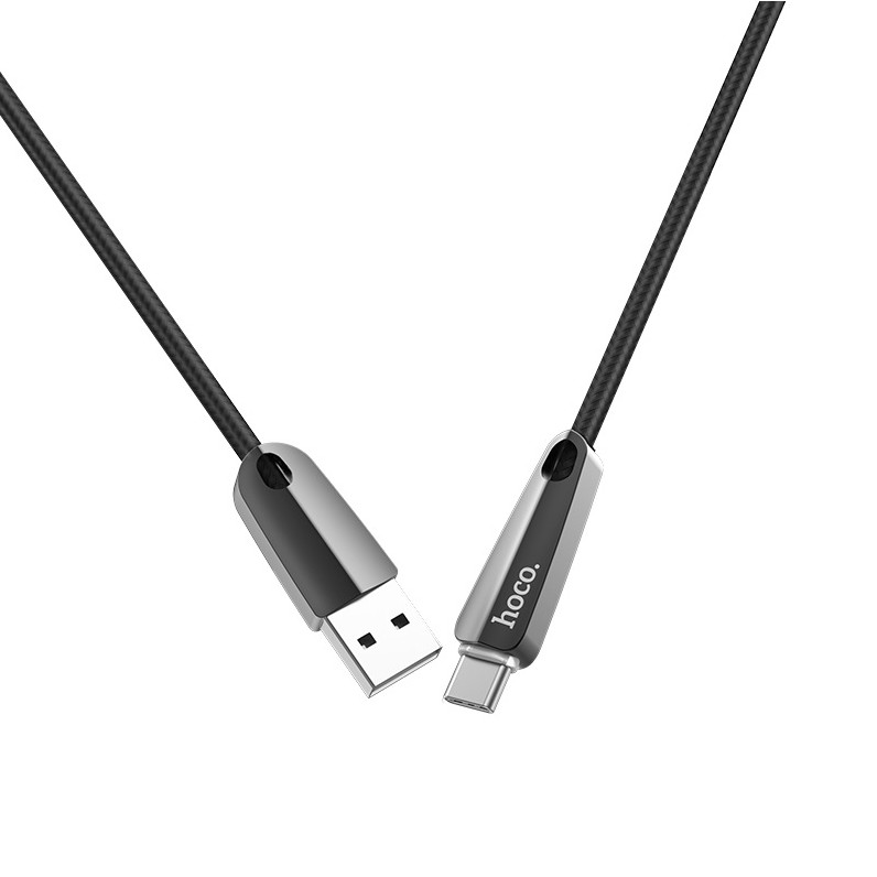 Dây Cáp Sạc tự ngắt dây dù HOCO U35 Type C 1m2 Dành cho điện thoại Huawei Samsung Oppo Realme giá rẻ bền đẹp