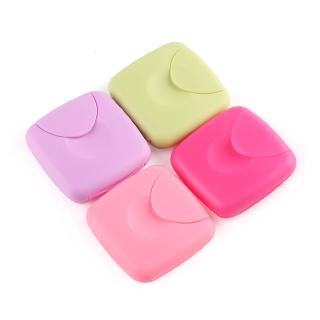 Portable Mini Tampons Storage Box/  Cosmetic Cotton Jewelry Case  / Multi-function Small Fresh Square Earphone  Coin Bag