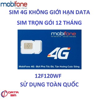 SIM 4G KHÔNG GIỚI HẠN DUNG LƯỢNG TRỌN GÓI 12 THÁNG F120WF-CK
