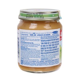 (4M+) Lọ dinh dưỡng HiPP Chuối, Mơ - 125g