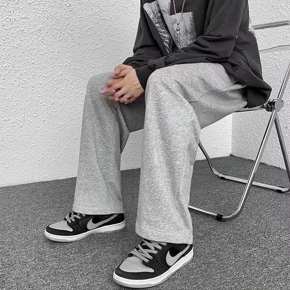 【S-3XL】quần nam new spot Casual 100 Suit màu thoải mái cộng với kích thước quần áo Unisex 100 Suit ngày thể thao hiển thị gầy thể thao cặp vợ chồng thẳng quần ống
