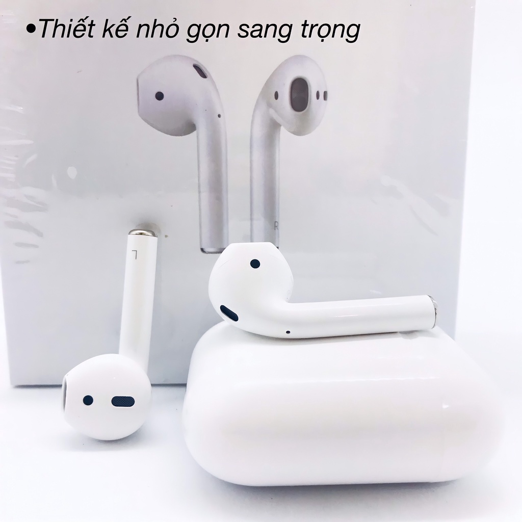 Tai nghe không dây iphone, tai nghe bluetooth ko dây cảm biến, đàm thoại 2 chiều - hàng loại 1