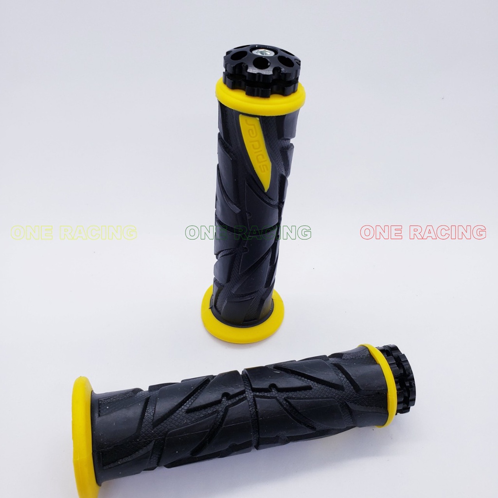 2 Bao tay spider có gù tay cầm xe máy mẫu cao cấp gắn thông dụng các mẫu xe hiện nay, màu vàng