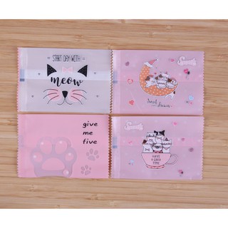 Túi đựng bánh 7x10cm hình mèo cute 100c