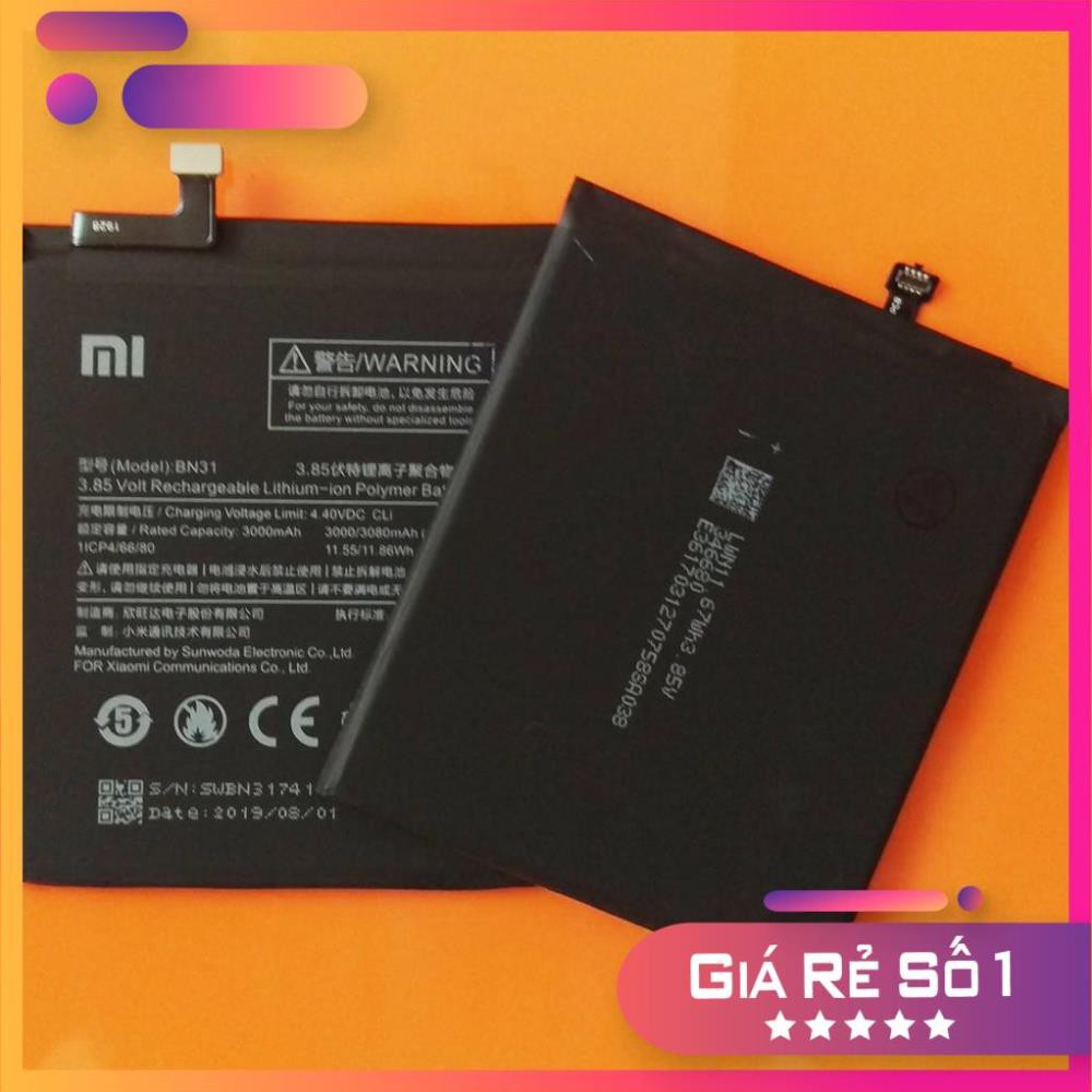 Sale giá rẻ Free ship  Pin Xiaomi Mi 5x, Mi A1 | BN31 | 3000/3080mAh