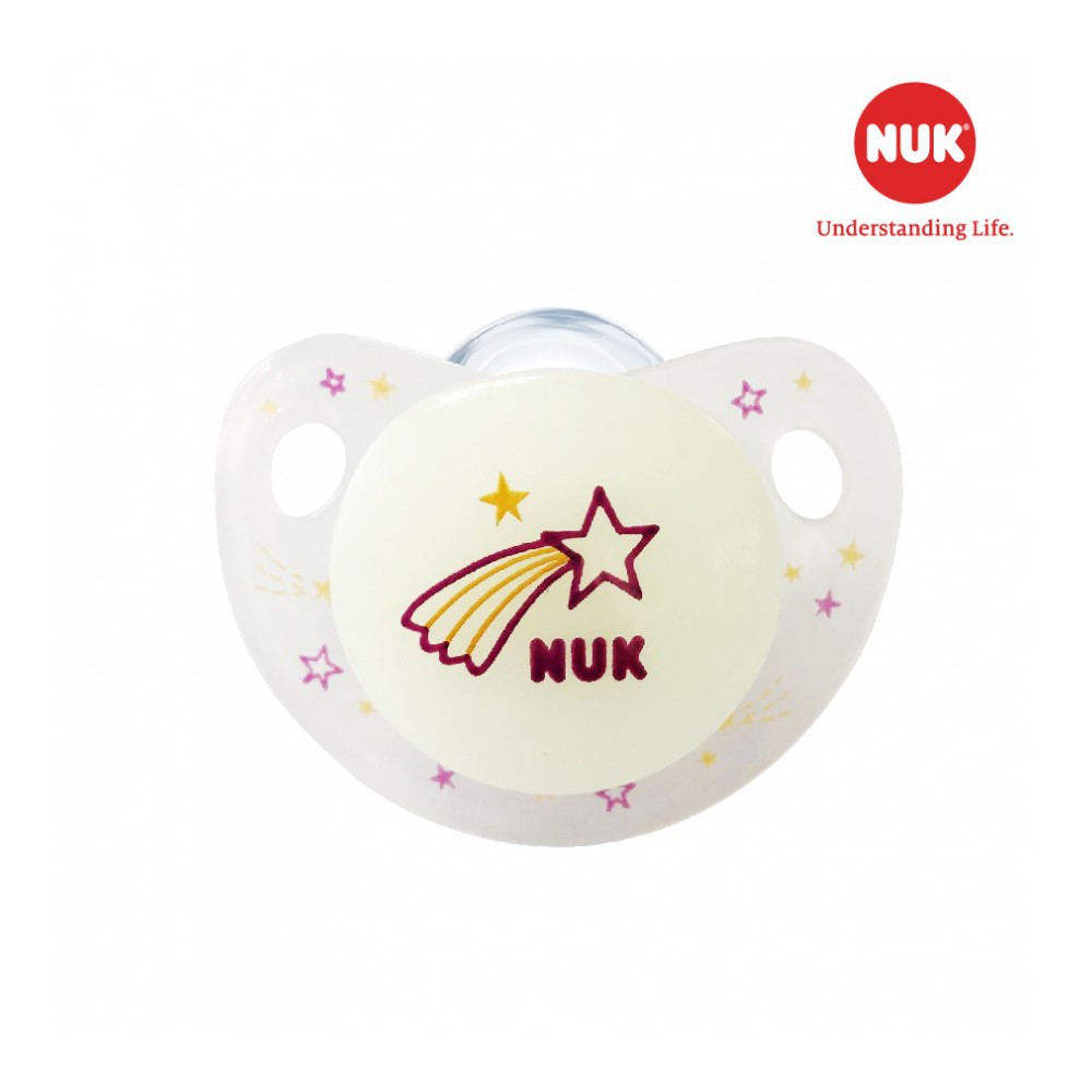 Bộ 2 ti giả NUK Silicone Night/Day 0-6m/6-18m/18-36m