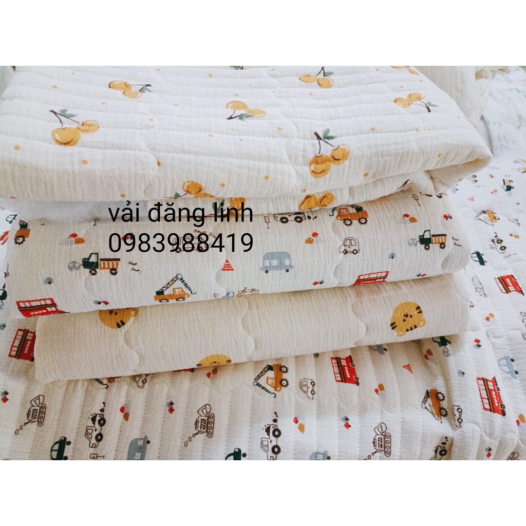 Vải xô Muslin Trần Bông Cao Cấp - Thế Giới Vải Xô