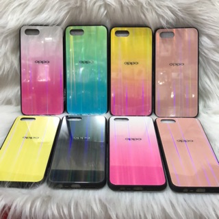 Realme C2 Ốp lưng mặt kính cường lực 7 màu cao cấp