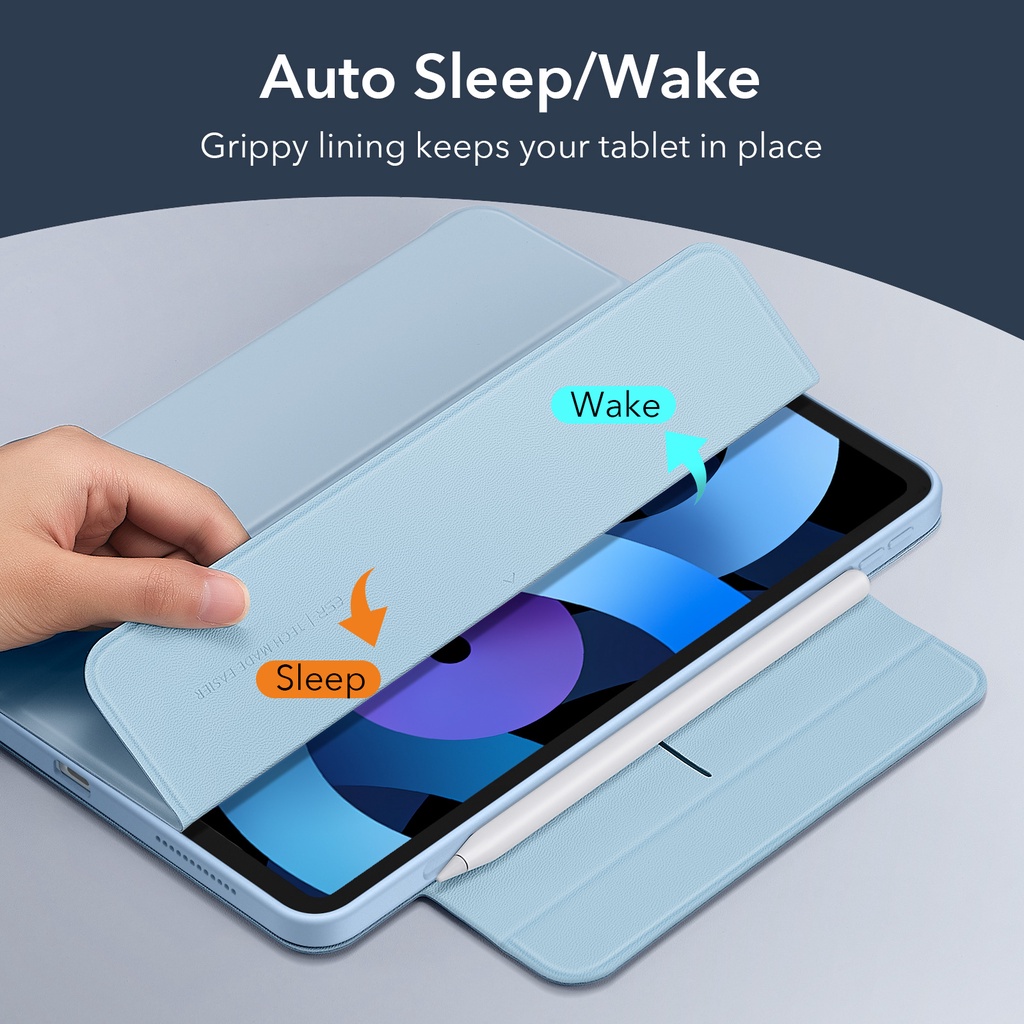 Bao đựng máy tính bảng ESR từ tính thích hợp cho iPad Air4/5 Pro 11/12,9 inch (2021/2022) Mini 6 Pro 11/12,9