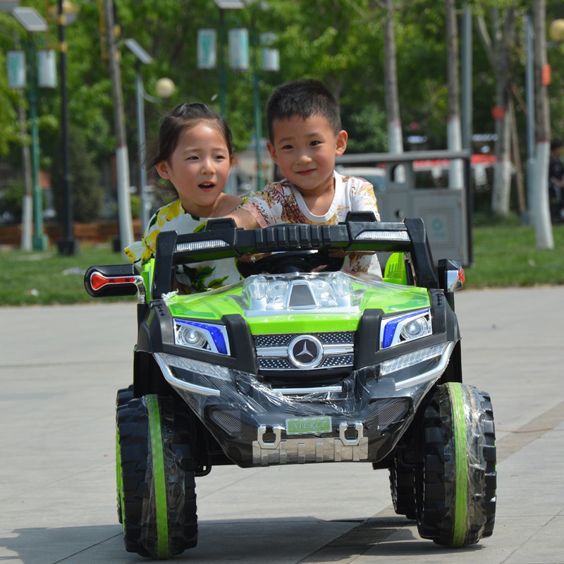 Xe ô tô điện trẻ em nel 803, mẫu ô tô điện 2 chỗ ngồi, MERCEDES NEL 803 kèm bộ đồ chơi xúc cát