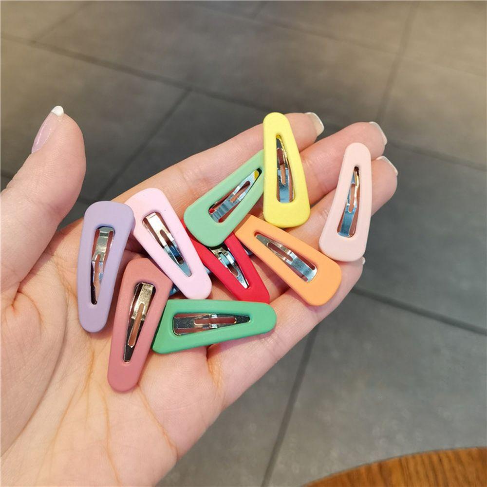 Hộp 10 Kẹp Tóc Acrylic Màu Sắc Ngọt Ngào Dễ Thương