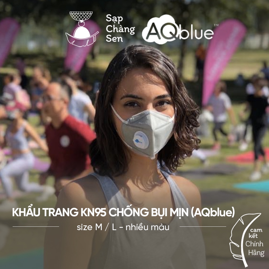 Khẩu trang AQblue chống ô nhiễm, bụi mịn PM 2.5 - người lớn / trẻ em