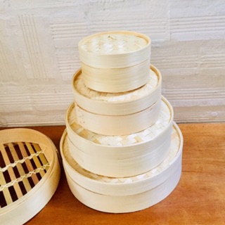 Xửng Tre; Xửng hấp tre, Hấp Bánh Bao, Há Cảo, Dimsum; Decor Món Ăn