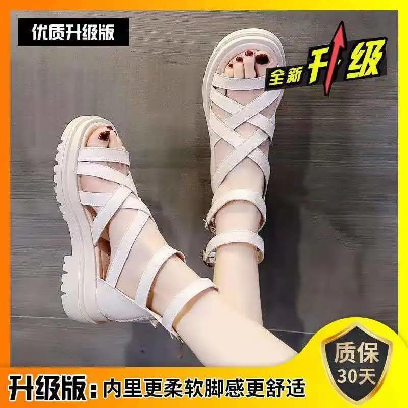 Sandal Đế Mềm Chống Trượt Tăng Chiều Cao Thời Trang Mùa Hè Dành Cho Học Sinh