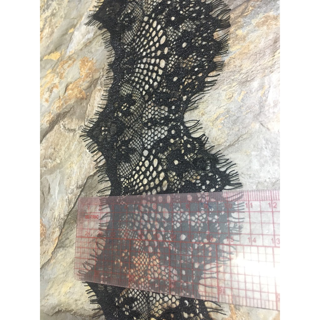Ren đai cao cấp màu đen RD39 bản 11cm dùng may váy đầm thời trang, váy cưới, làm đồ decor trang trí, đồ lót, váy ngủ...