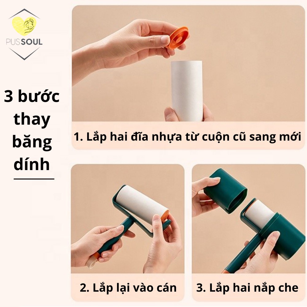 Cây lăn lông mèo | DỌN SẠCH lông mèo  + bụi bẩn + vụn bánh + bụi mịn trong 1ph