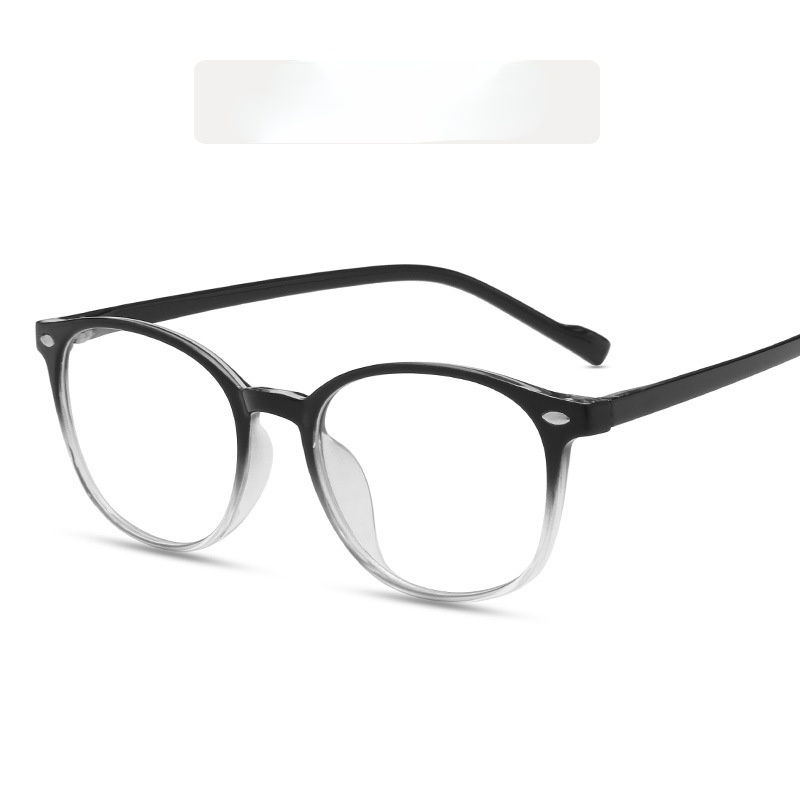 Mắt Kính Gọng Oval Trong Suốt Chống Ánh Sáng Xanh Thời Trang Unisex