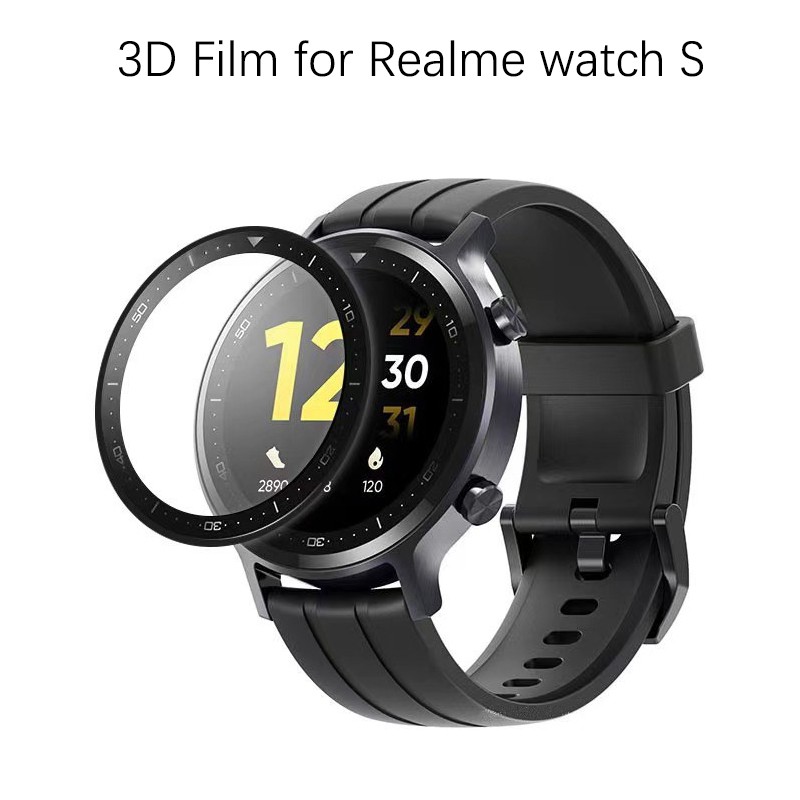 Kính Cường Lực 3d Hd Bảo Vệ Màn Hình Đồng Hồ Thông Minh Realme Watch S