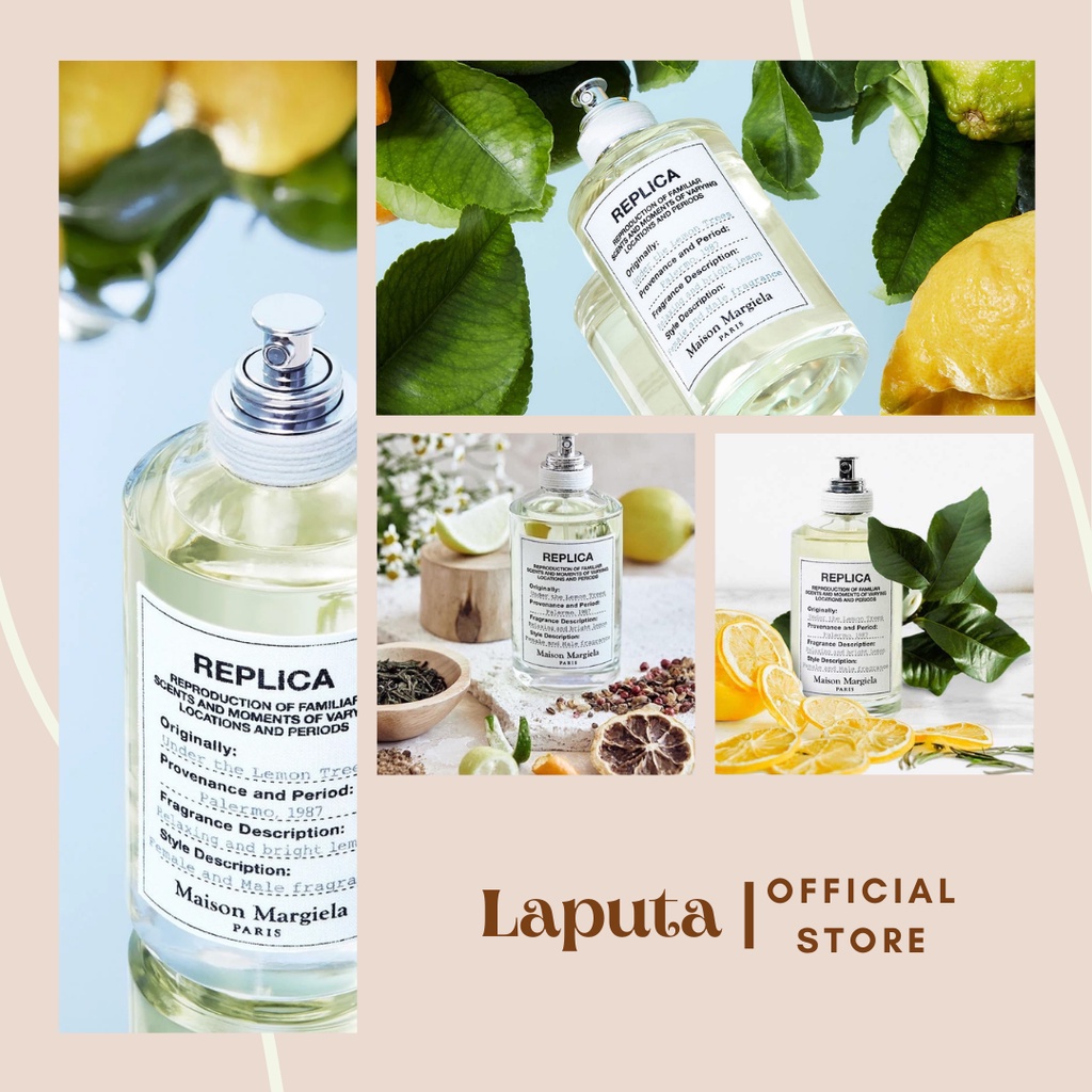 Nước Hoa Unisex Replica Under The Lemon Trees EDT Maison Martin Margiela, Mẫu thử 2ml, 5ml, 10ml