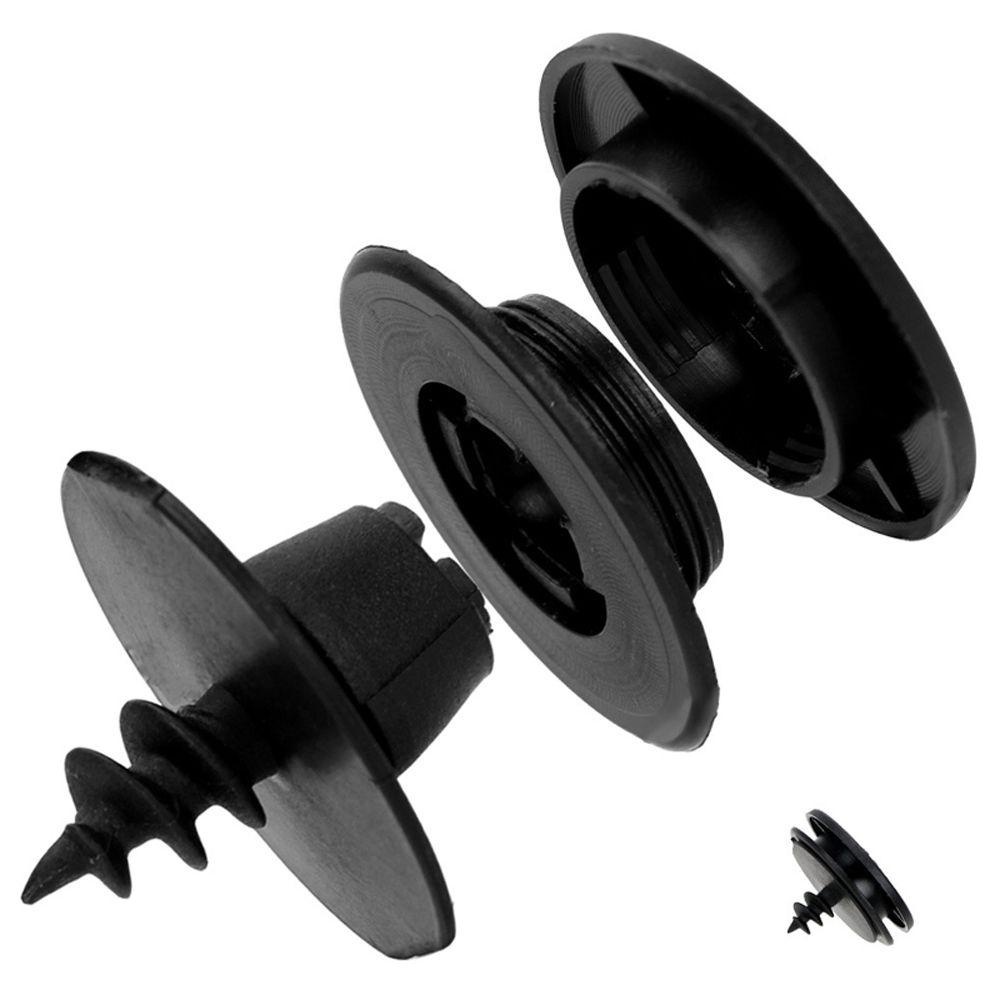 DARNELL Set 10 Kẹp Cố Định Thảm Lót Sàn Xe Hơi Màu Đen Tiện Dụng