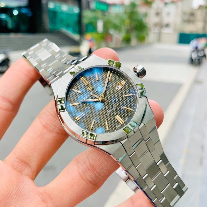 Đồng hồ nam Mau.rice Lac.roix Aikon Anthracite Dial .