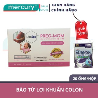 Livespo preg-mom - bào tử lợi khuẩn cho mẹ và bé