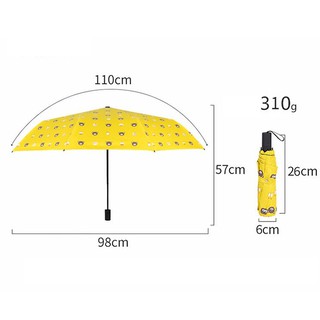 Combo Ô Dù Che Mưa Nắng Gấp Gọn - munmac
