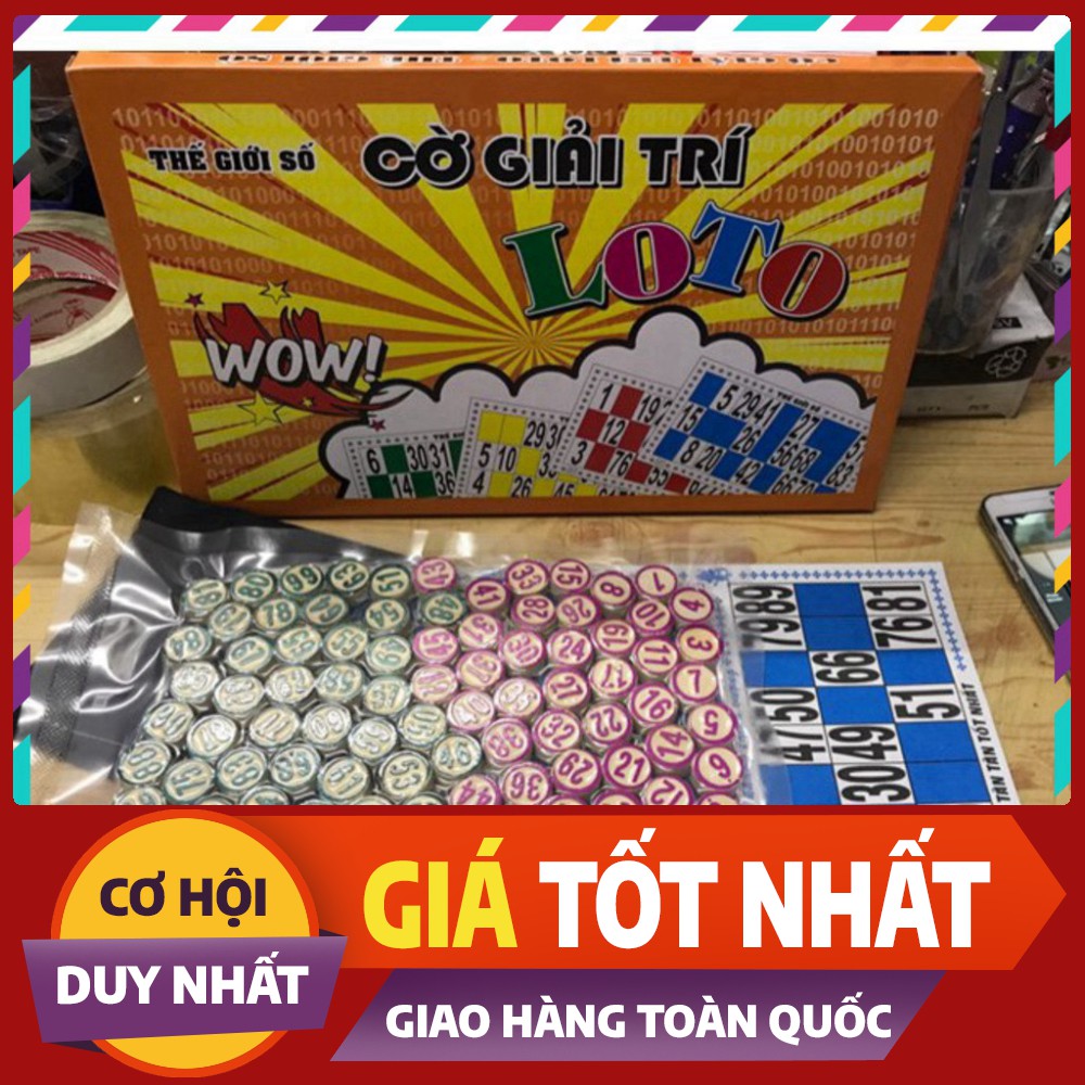 HCM- Lô tô hạt gỗ