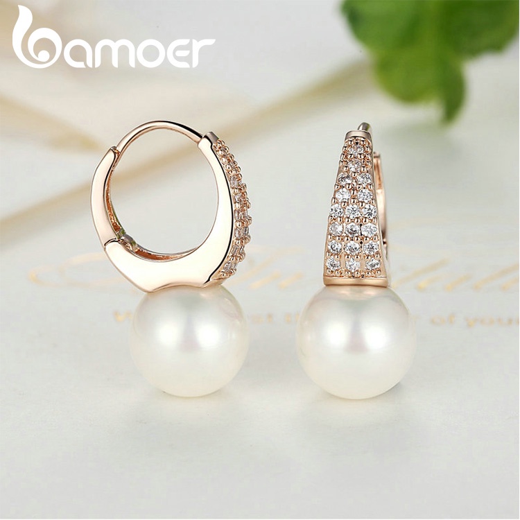 Bông tai Bamoer JIE060 2 phong cách thời trang cho nữ