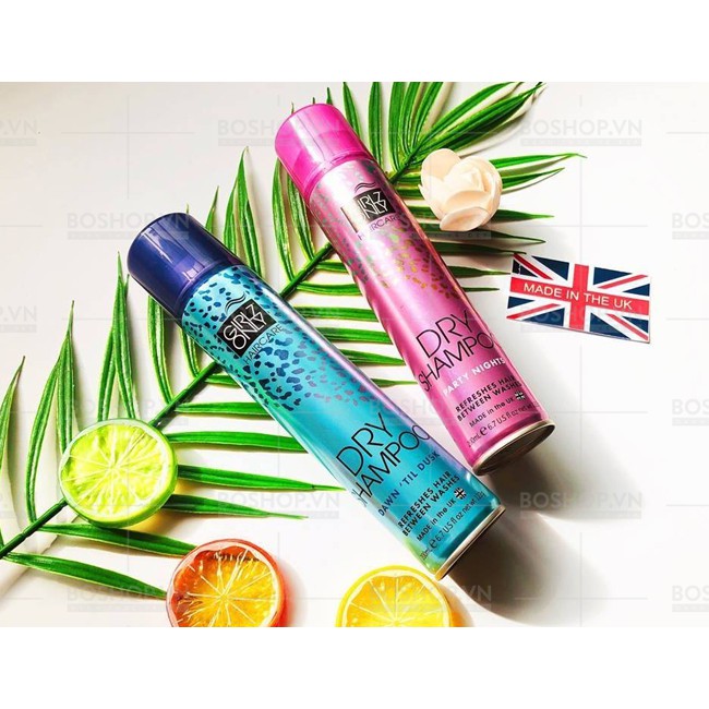 {CAM KẾT CHÍNH HÃNG} Dầu Gội Khô Girlz Only Dry Shampoo 200ml