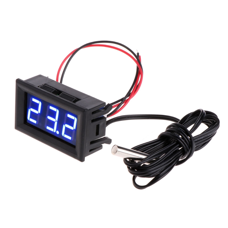 Đồng hồ đo nhiệt độ kỹ thuật số DC 5-12V đa năng tiện lợi dành cho xe hơi