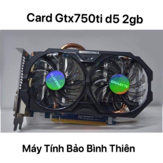 Card Vga Gtx 750 ti 2fan Ddr5 2gb 2nd. LOL, FO4, PUPG, GTA