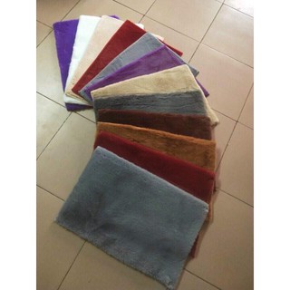 👉 Thảm lau chân lông cừu nhiều màu 40x60cm cao cấp